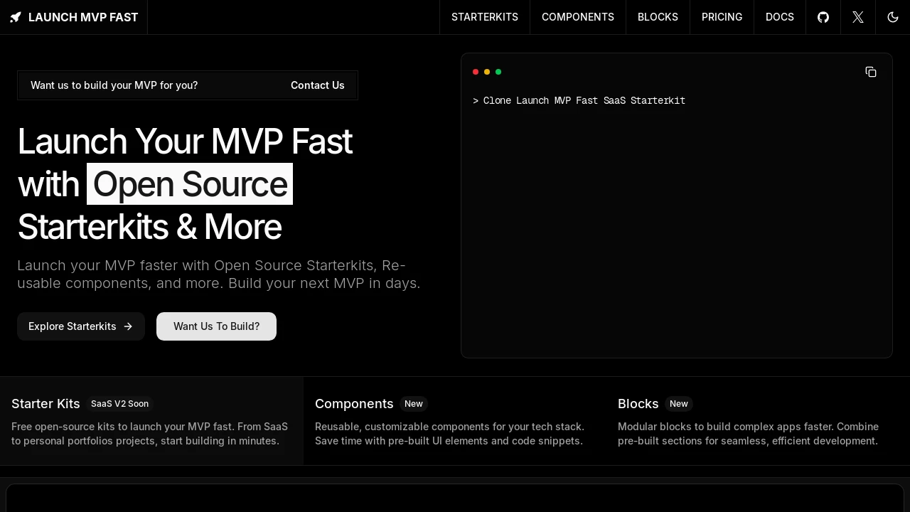 A screenshot of Rapidlaunch