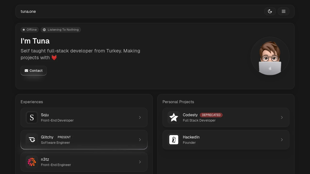 A screenshot of Website