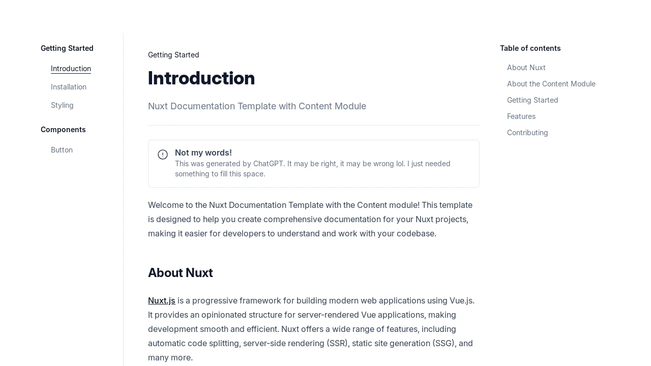 A screenshot of Duxt