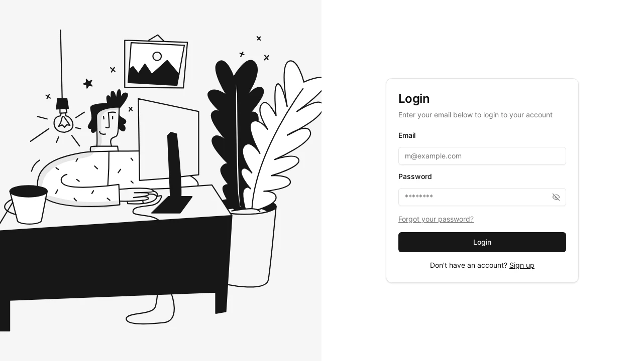 A screenshot of Nextjs Admin Shadcn