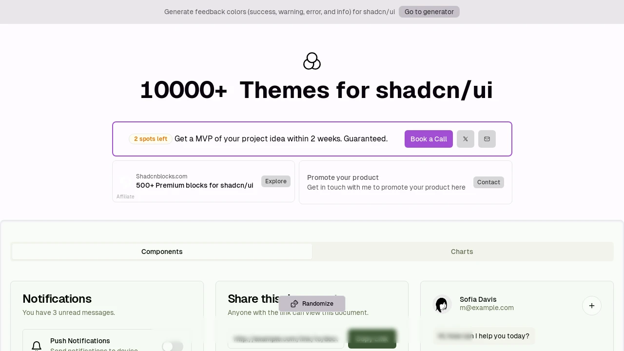 A screenshot of UI.jln.dev