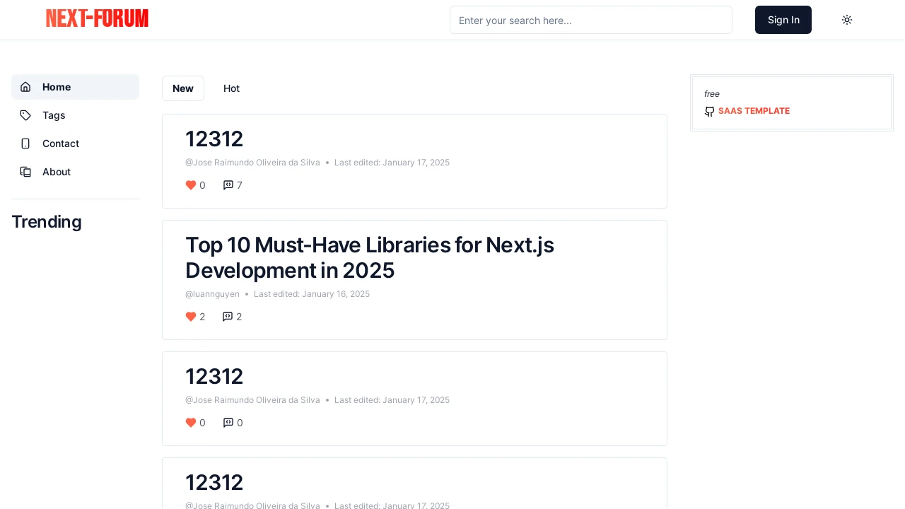 A screenshot of Turborepo Nextjs Prisma Postgres
