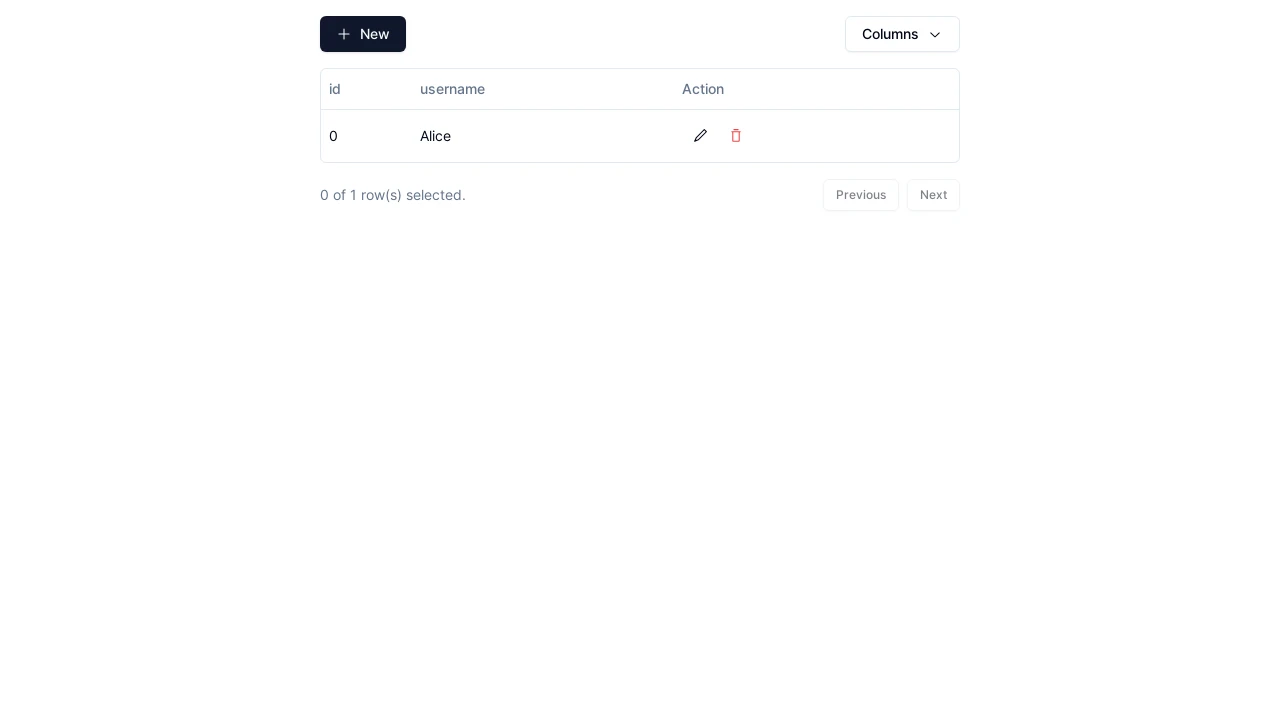 A screenshot of Auto Crud