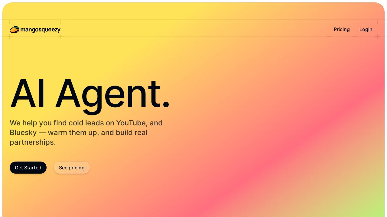 A screenshot of Mangosqueezy