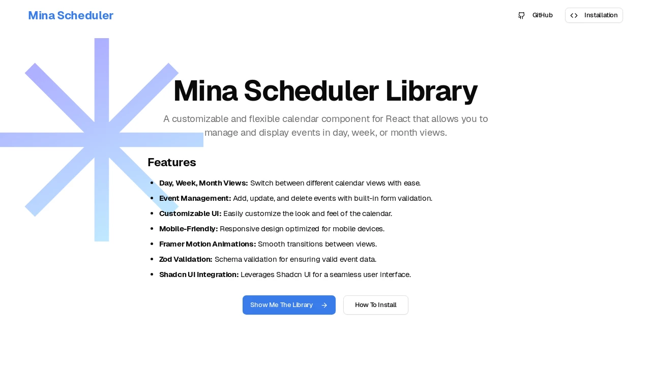 A screenshot of Next UI Full Calendar
