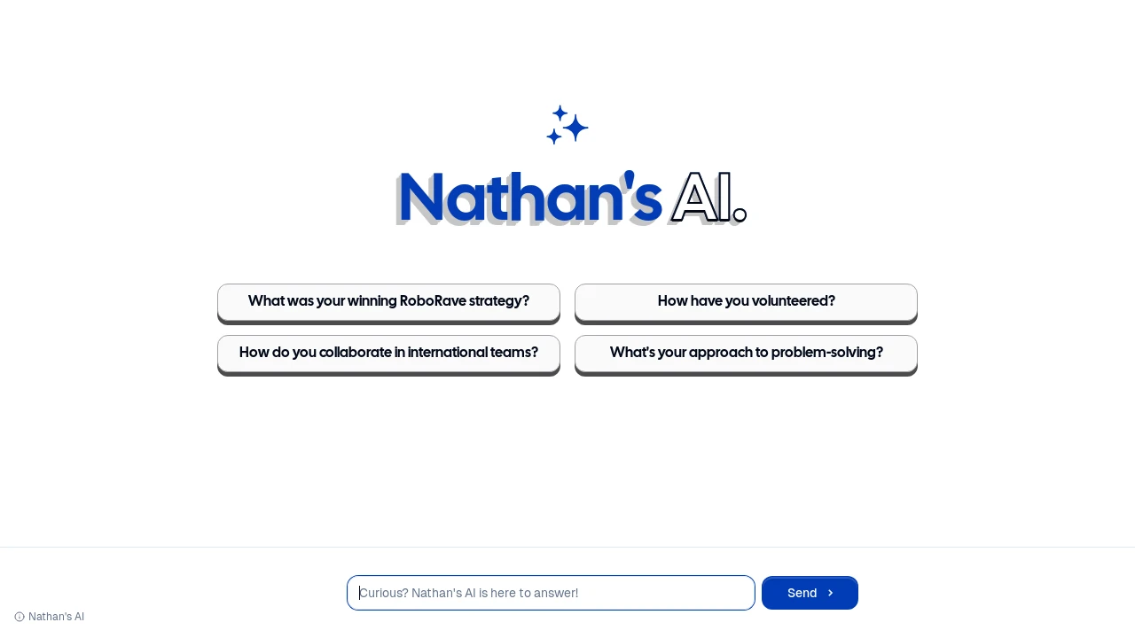 A screenshot of Nathan's AI