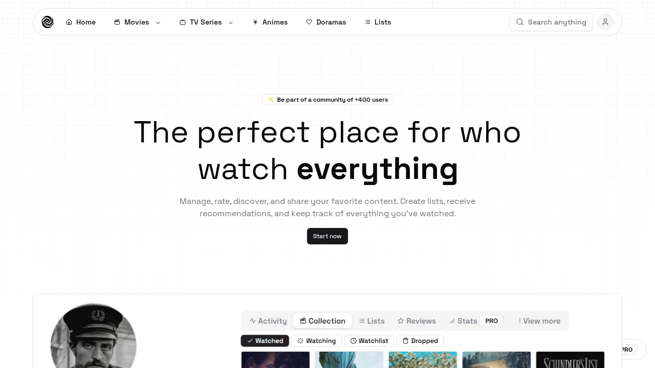A screenshot of Plotwist