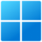 A favicon of Windows 11