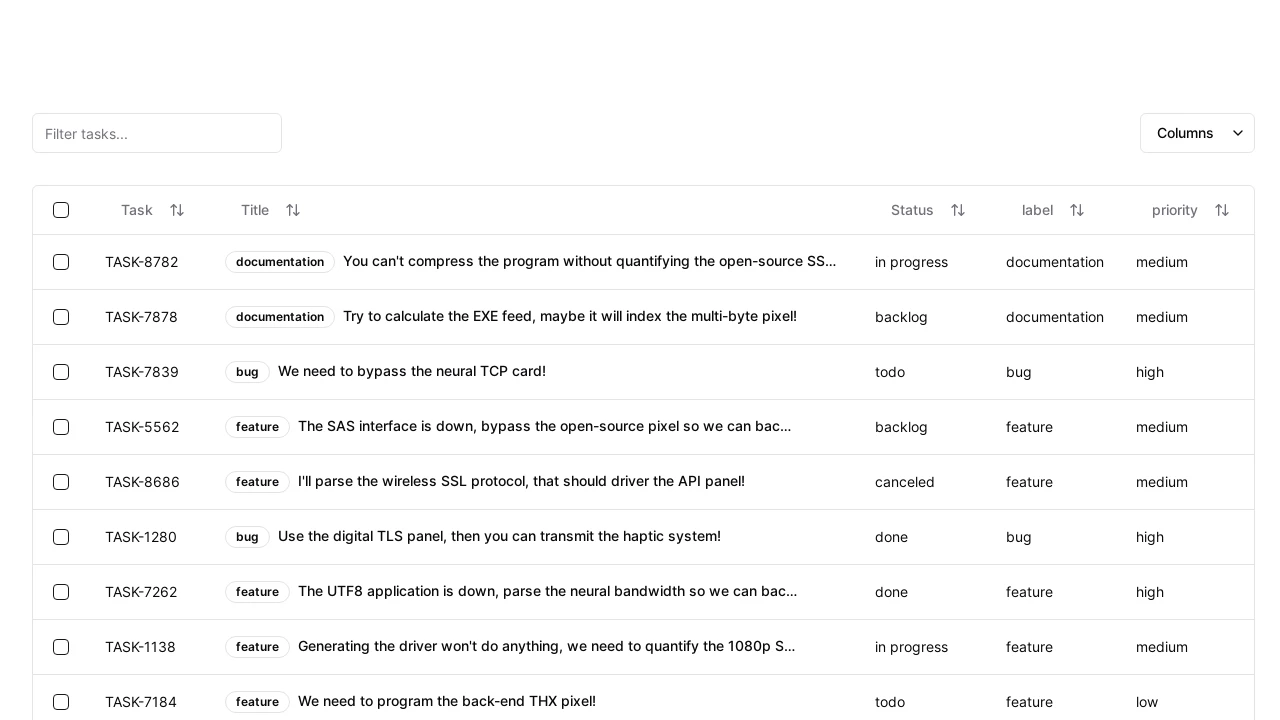 A screenshot of Datagrid