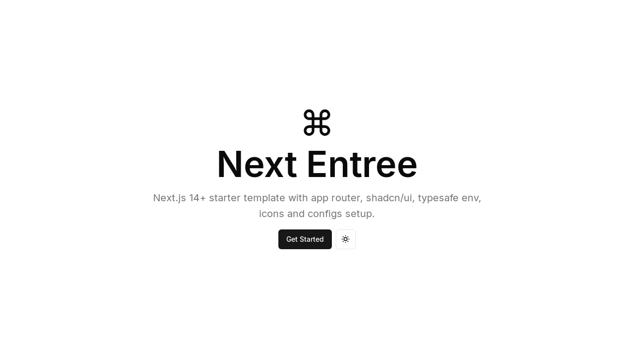 A screenshot of Next Entree