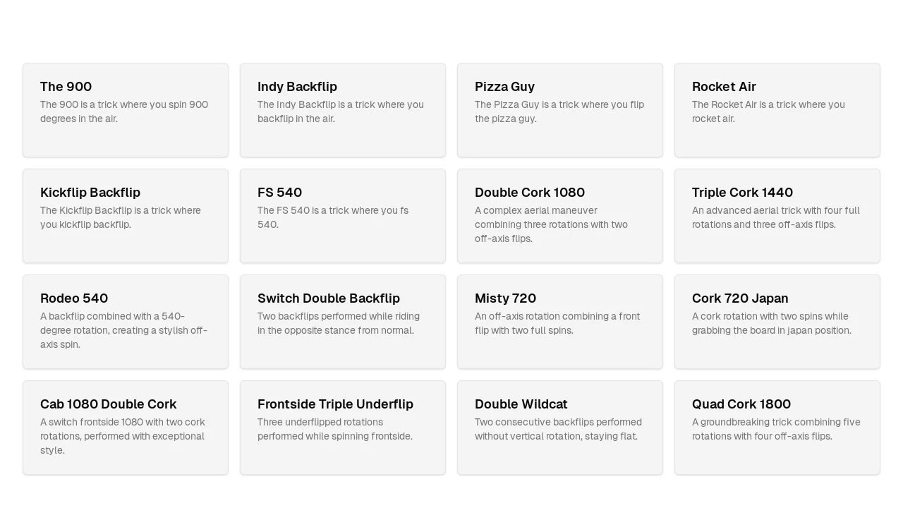 A screenshot of Sortable