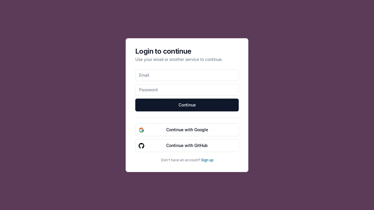 A screenshot of Slack Clone