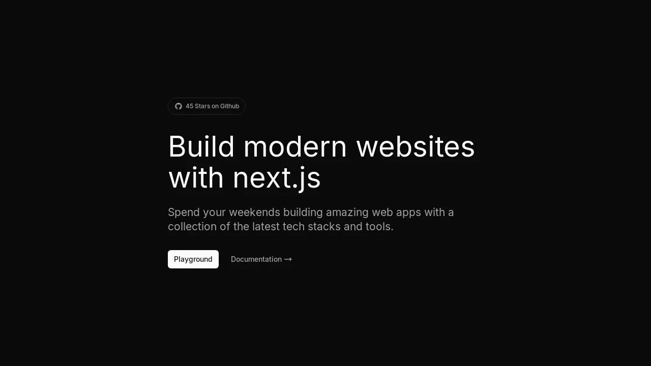 A screenshot of Starter