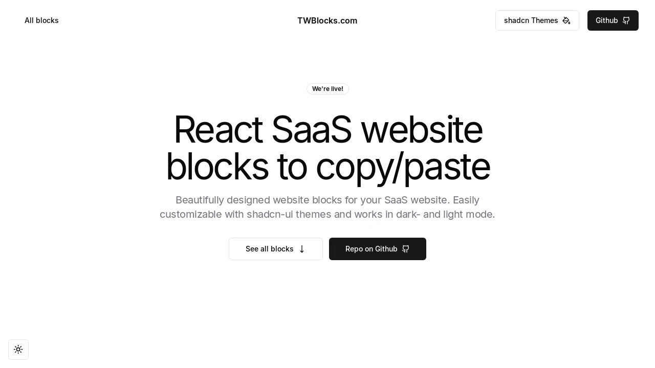 A screenshot of TWBlocks