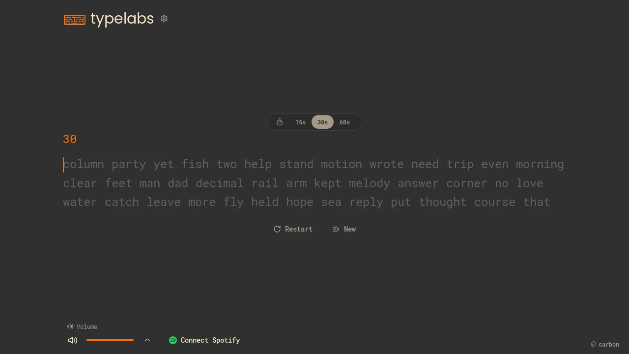 Typelabs TypeLabs MonkeyType inspired Typing App With React Shadcn Typelabs TypeLabs MonkeyType inspired Typing App With React Shadcn