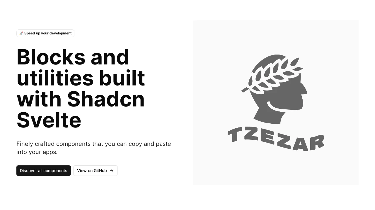 A screenshot of Shadcn Svelte Enhancements