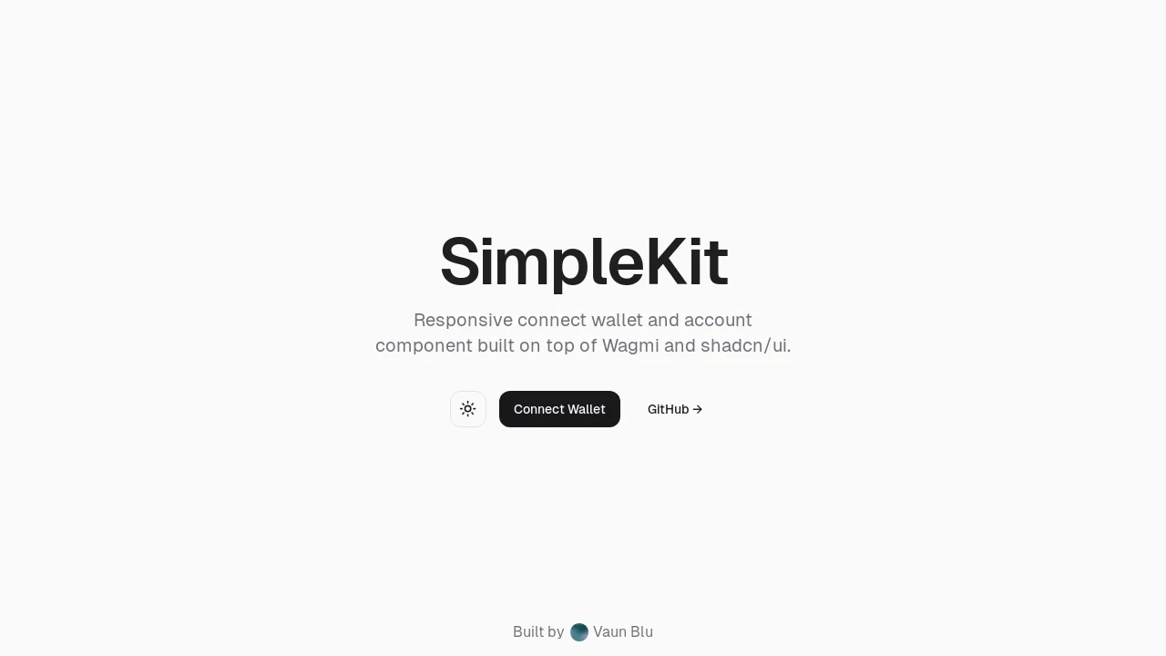 A screenshot of SimpleKit